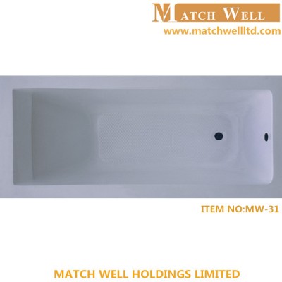 Cast Iron Enamel Soaking Bath Tub  Acrylic Bathtub