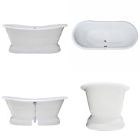 wrap pattern white porcelain 1700mm pedestal cast iron bathtub bath tub for hotel